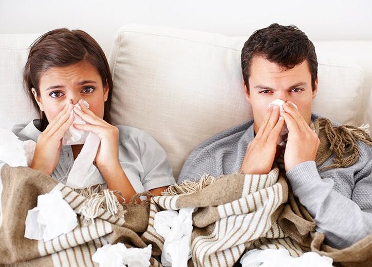 Grip semptomları, vücudun antelmintik temizliğinin bir yan etkisidir. 
